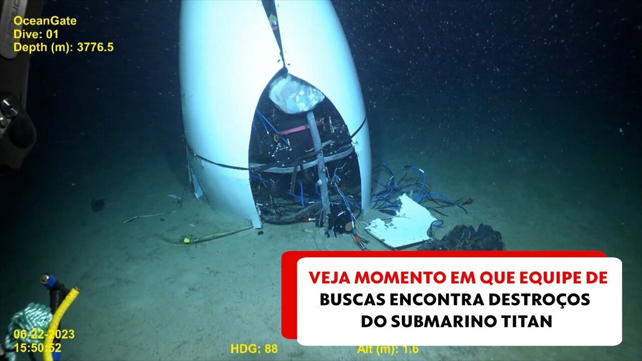 Submarino Titan apresentou falhas dias antes de expedição que resultou em implosão, diz ex-diretor da OceanGate